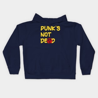 Post Punk Rock Music is Not Dead Kids Hoodie